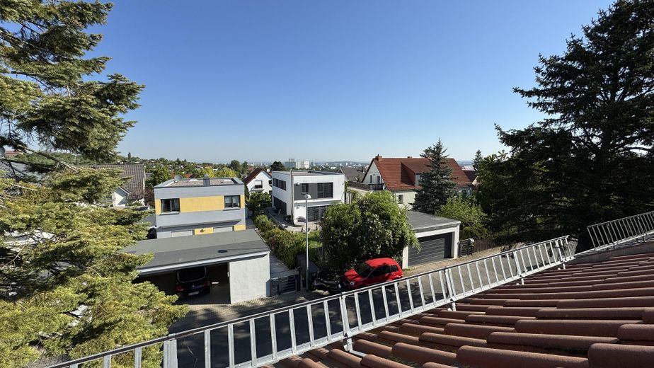 Blick aus dem Dachzimmer