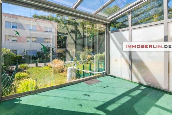 IMMOBERLIN.DE - Vivienda similar a una casa con jardín de invierno y pequeño jardín orientado al oeste