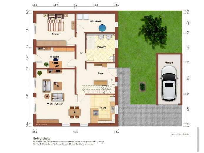 Modernes 217-m²-Familienhaus mit 8 Zimmern, PV-Speicher, Wallbox, Solar & großem Garten – Foto 36