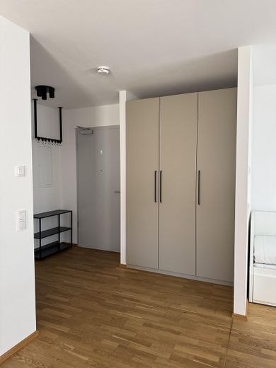 Moderne, vollmöblierte 1,5-Zimmer-Wohnung mit Stellplatz zu vermieten – ab sofort verfügbar – Großer Kleiderschrank