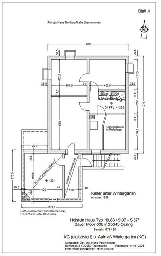 Grundriss Kellergeschoss