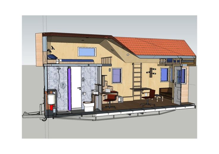 Pyrbaum Tiny House auf Rädern mit Grundstück für Steueroptimierte Kapitalanlage Gewerbetreibende – RTH-Design-sideview02