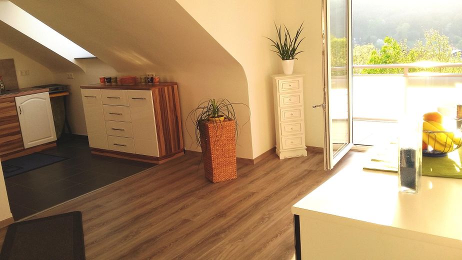 Essbereich Richtung Balkon