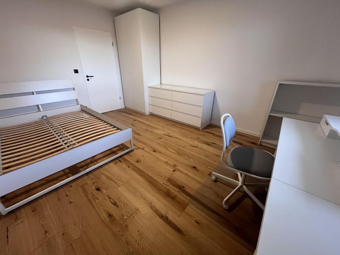 Schlafzimmer vom Fenster aus