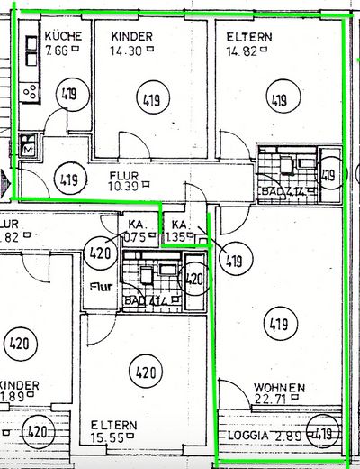 1a Kapitalanlage! Komplett sanierte und möblierte 3 Zimmer Wohnung – Foto 8