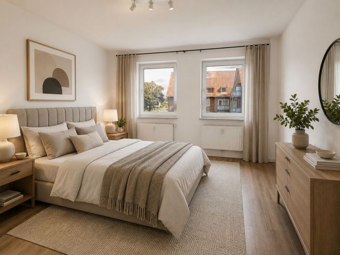 Modern wohnen auf ca. 67 m² – Renovierte Obergeschosswohnung mit Balkon – Foto 1