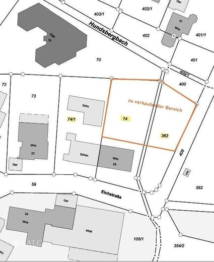 *BAUPLATZ* XXL-Grundstück zum Bebauen in Obersulm-Eichelberg! - FALC Immobilien Heilbronn – zu verkaufende Fläche - GR 2