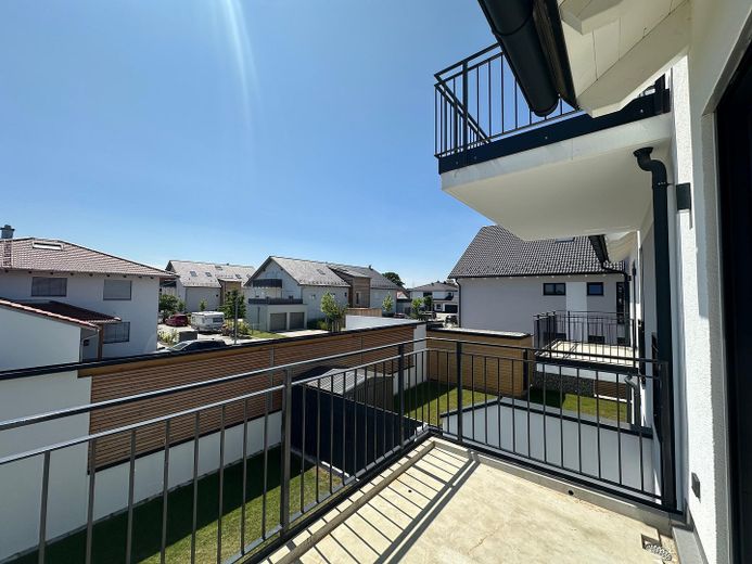 Blick vom Balkon