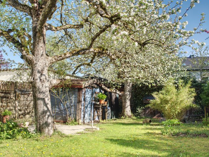 Provisionsfrei - Doppelhaushälfte mit traumhaftem Garten in absolut ruhiger Lage in Großhadern – Garten