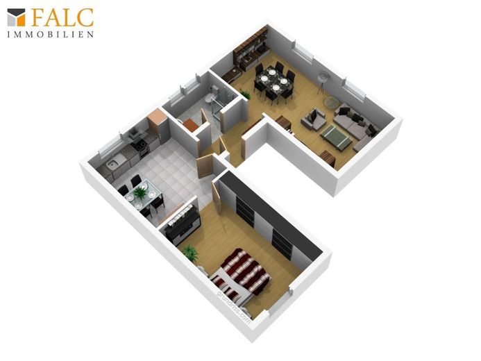 Attraktive Wohnung in Bochum | Zentral &amp; gut angebunden – Grundriss