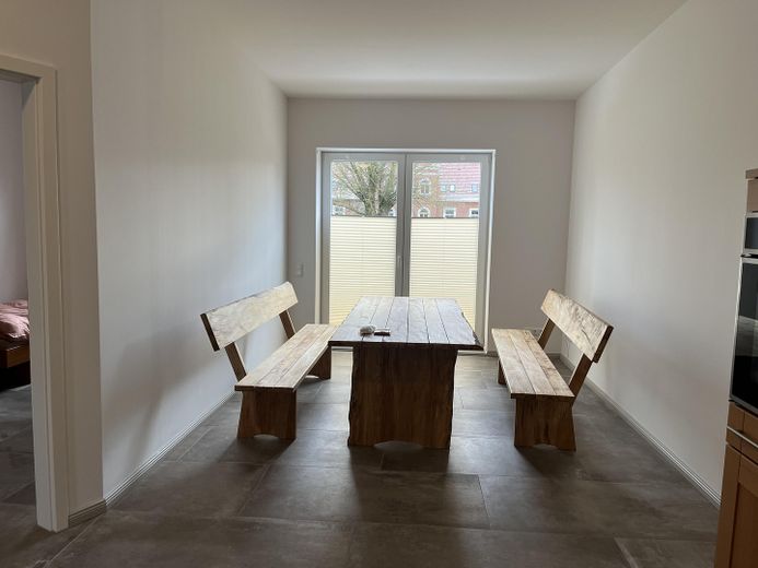 4-Raum-Wohnung in Lieblingshof - Doppelhaushälfte – Essbereich Küche
