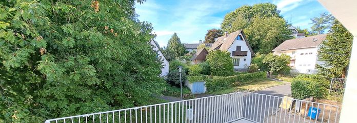 Blick vom Balkon OG re Westen