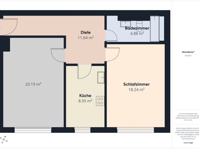 Apartamento en propiedad en la 1.ª planta superior con ascensor y plazas de garaje subterráneo en Ludwigshafen – Foto 1