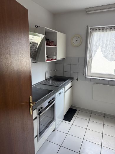 Naturnahe, idyllische Terassen/Gartenwohnung in ruhiger Weinberglage – Küche