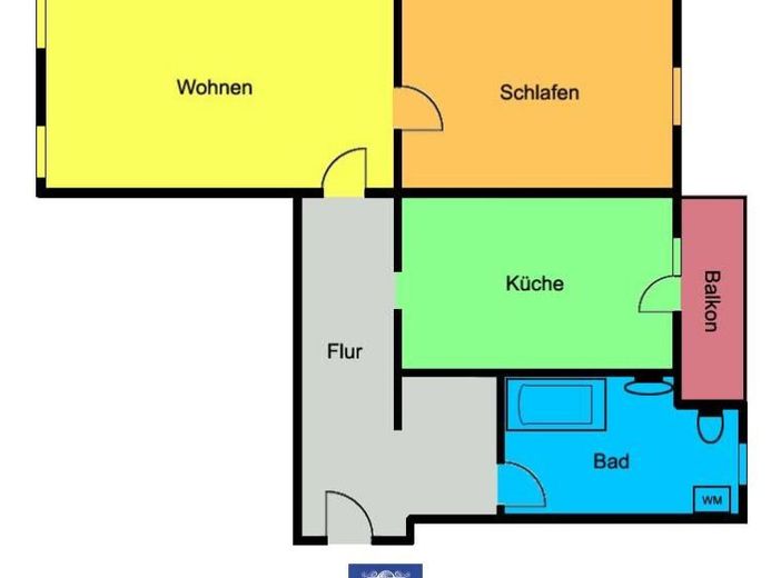 Helle großzügige Wohnung mit Balkon und Tageslichtbad mit Wanne! – Foto 1