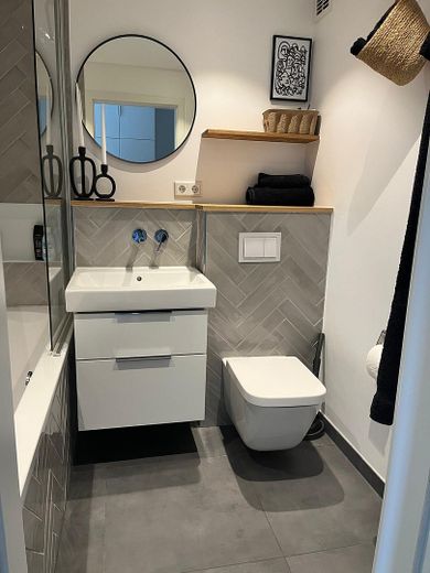 Esclusivo appartamento maisonette di 4,5 locali con giardino a Meerbusch Büderich – Badezimmer