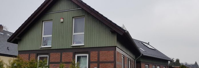 Straßenansicht Doppelhaus