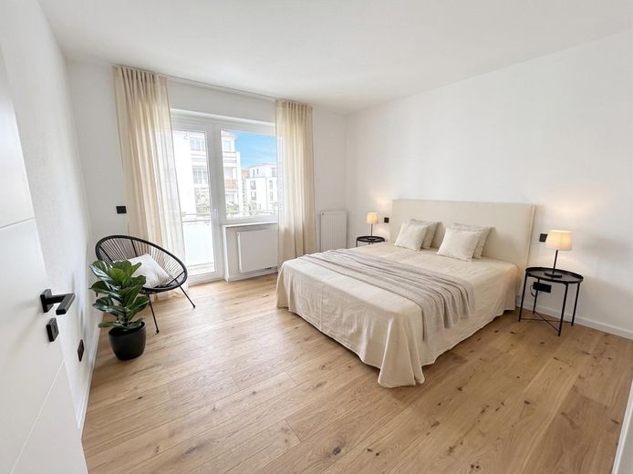 Traumhafte frisch sanierte 3-Zimmer-Wohnung – Schlafzimmer