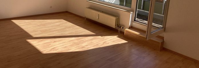 Wohnzimmer mit Dachterasse