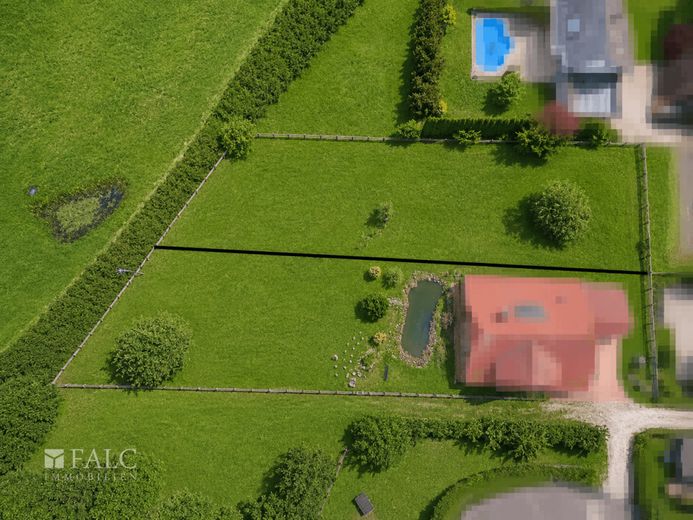 Natur genießen. Zukunft gestalten. Hier entsteht Ihr neues Zuhause! – Vogelperspektive