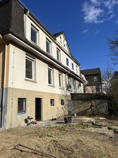 Sanierte Doppelhaushälfte mit Altbau-Charme in Jünkerath (Vulkaneifel) – Gartenansicht