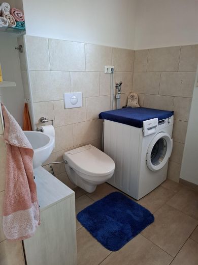 Energy-efficient passive house in a quiet location – Gäste-WC Erdgeschoß