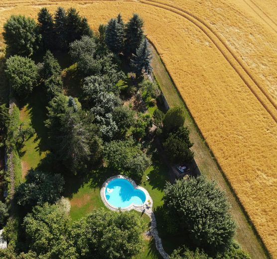 Haus mit Garten und Pool, unweit von Jessen/E. und Holzdorf-Ost – Garten