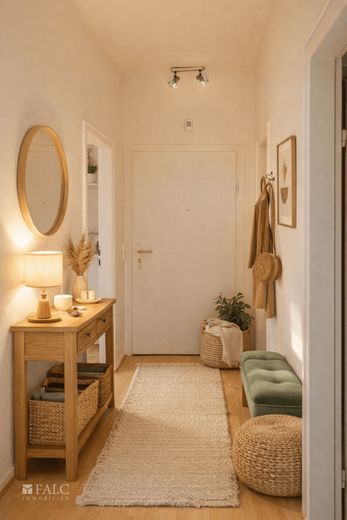 Kompakt, ruhig, zentral - 2-Zimmer-Dachgeschosswohnung mit optimalen Grundriss – Diele Einrichtungsbeispiel