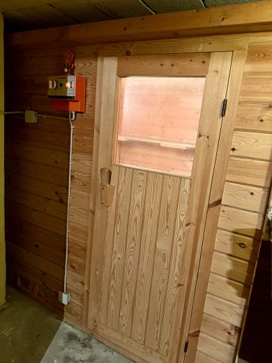 Sauna im Keller