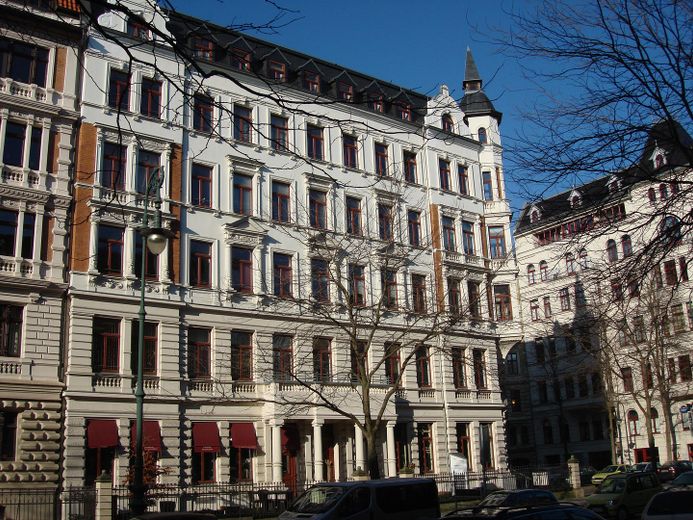 Seitenansicht v.d Hegelstraße 