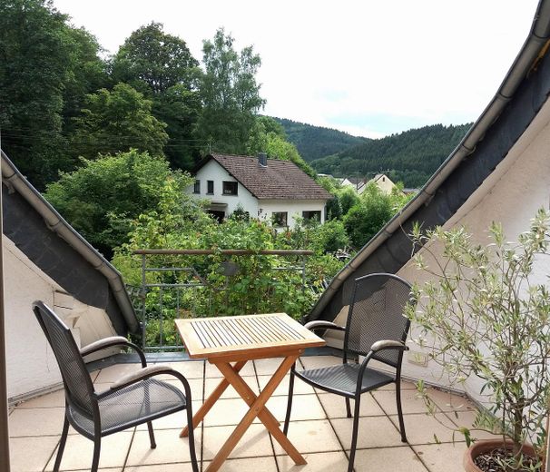 romantische Dachterrasse