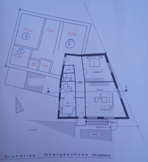 TOP-Kapitalanlage! mit 330 m² Wohnfläche, -8 EUR/m² realistisch &amp; 15,8 % Bruttomietrendite-Potenzial – Grundriss Obergeschoss