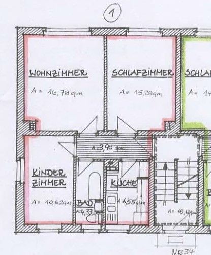 Grundriss der Wohnung