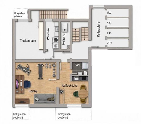 Grundriss Untergeschoss
