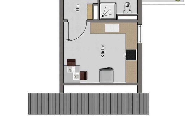 Modern 2.5-room maisonette apartment with south-facing balcony & walk-in closet in Münster-Hiltrup