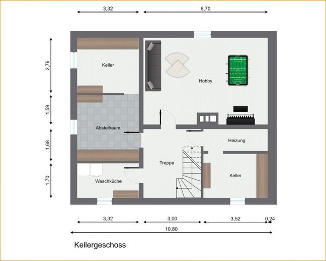 Grundriss Keller