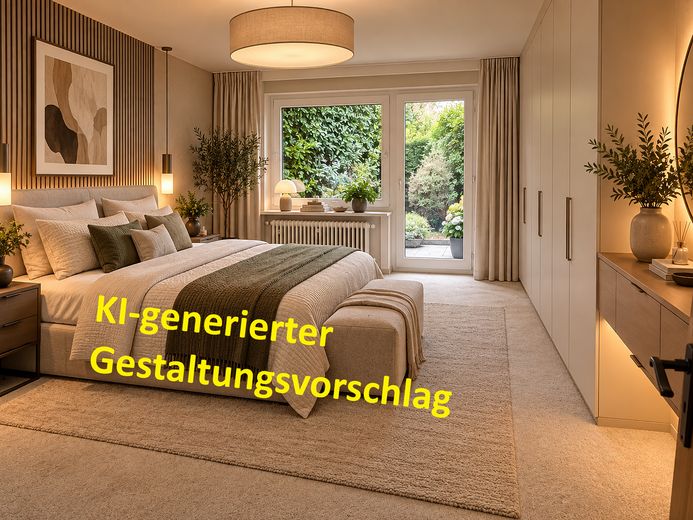 Maison d’architecte représentative dans un emplacement privilégié de Bad Nenndorf – KI-Vorschlag Schlafzimmer