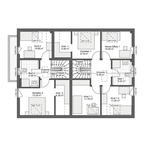 Perfekte Harmonie: Haus, Grundstück &amp; Finanzierung aus einer Hand. – Grundriss OG