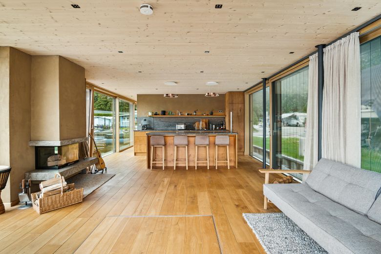 Offener Wohn-/Küchenbereich