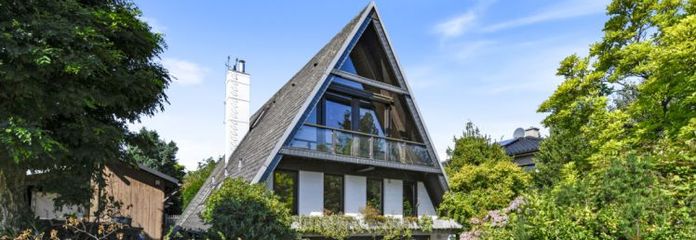 Exceptional monopitch-roof house in a quiet location on the outskirts of Ohlendorf