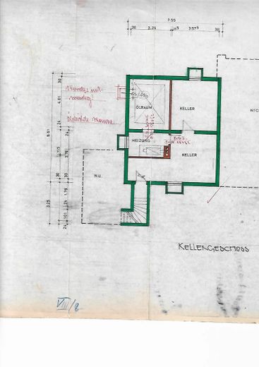 Grundriss Keller