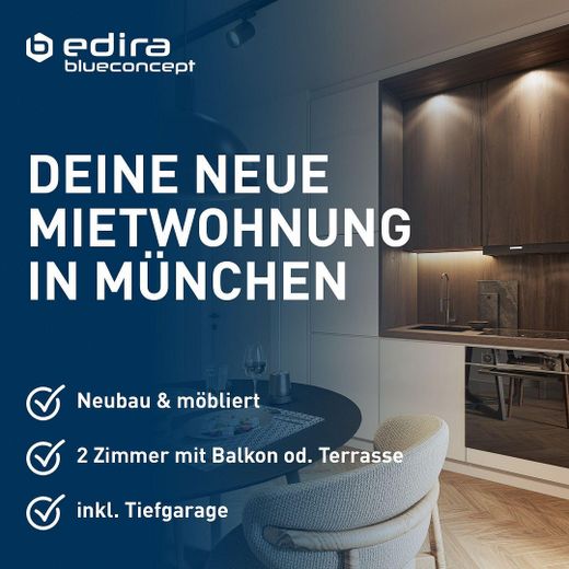 ab 01.09. möblierte 2-Zimmer-Mietwohnung in München-Fasangarten – Foto 1