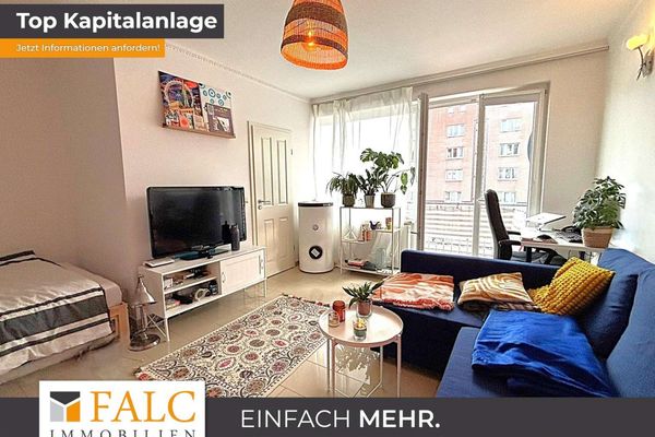 Excellent investissement ! Appartement moderne de 1 pièce situé dans un emplacement central de Wandsbek