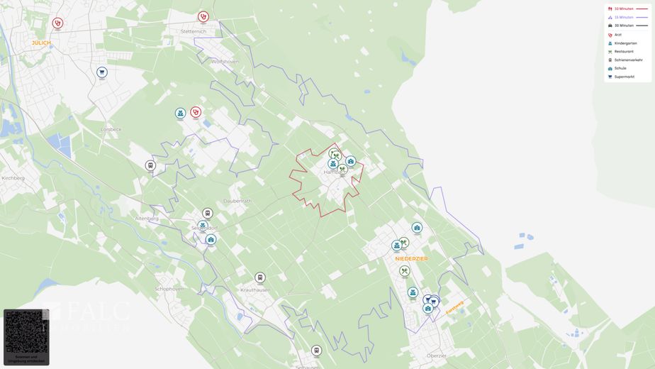 Ruhe und Privatsphäre: Einfamilienhaus in ruhiger Seitenstraße! – Site plan