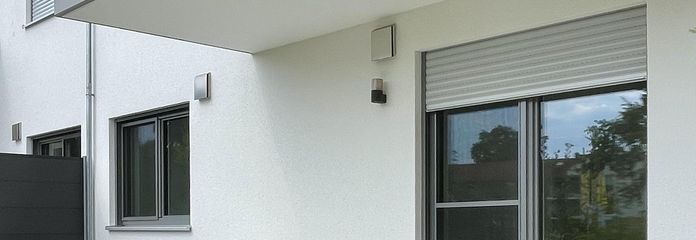 Светлая квартира на первом этаже в отличном состоянии, с участком сада, недалеко от центра Альтомюнстера – Terrasse