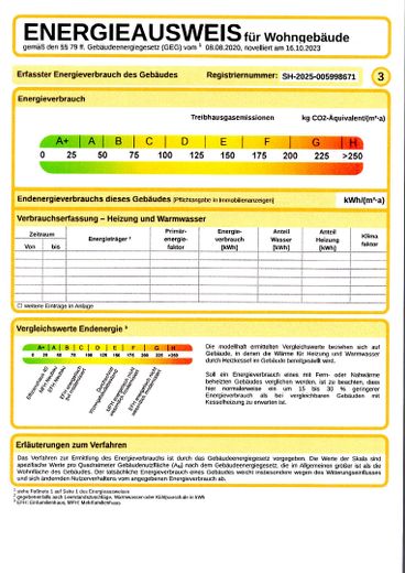 2 FAM-Haus, Heiligenhafen gute Lage, Niedrigenergie, grundsaniert, gehobene Ausstattung – ENERGIEAUSWEIS 3