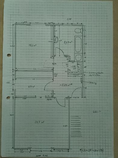 Grundriss der Wohnung