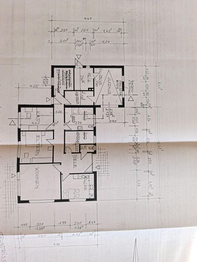 منزل عائلي منفصل في 26844 DITZUM – Grundriß