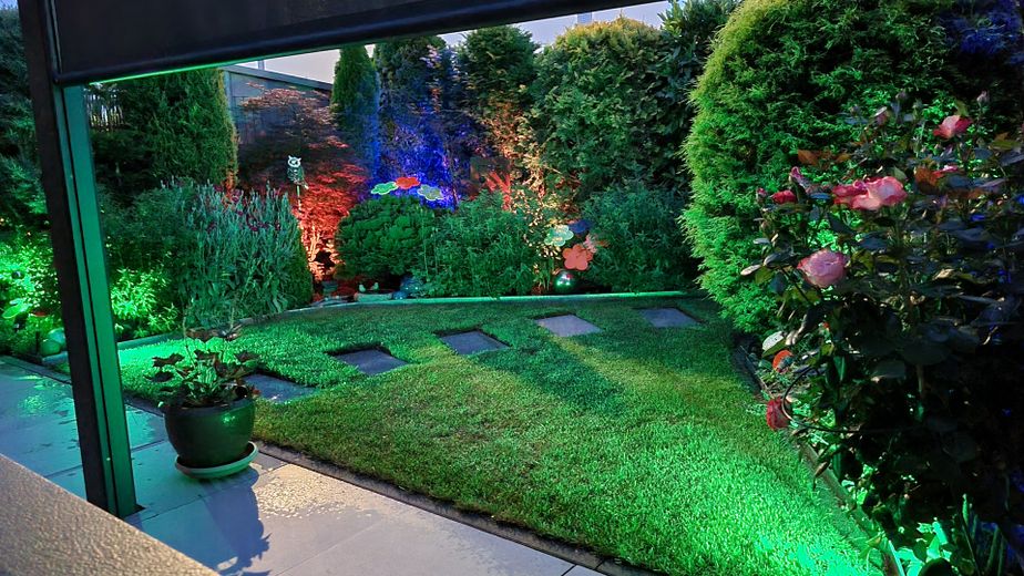 Garten abends