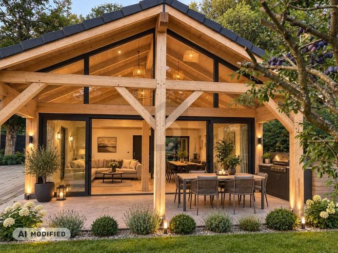 EXKLUSIVES HOLZ-CHALET MIT GARTEN UND TERRASSE – Foto 1